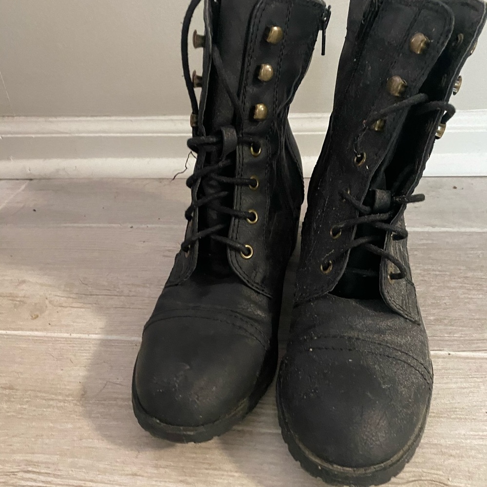 Black Booties 8.5 worn a couple times